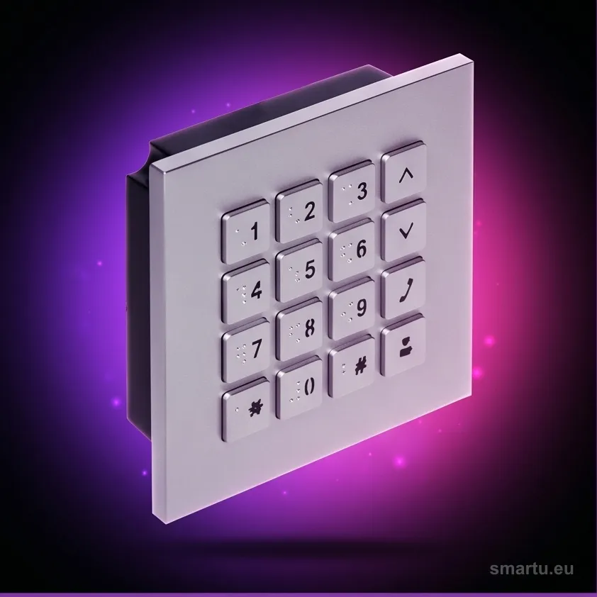 Moduł klawiatury DAHUA VTO4202F-MK srebrny aluminium IP65 Moduł klawiatury DAHUA VTO4202F-MK srebrny aluminium IP65