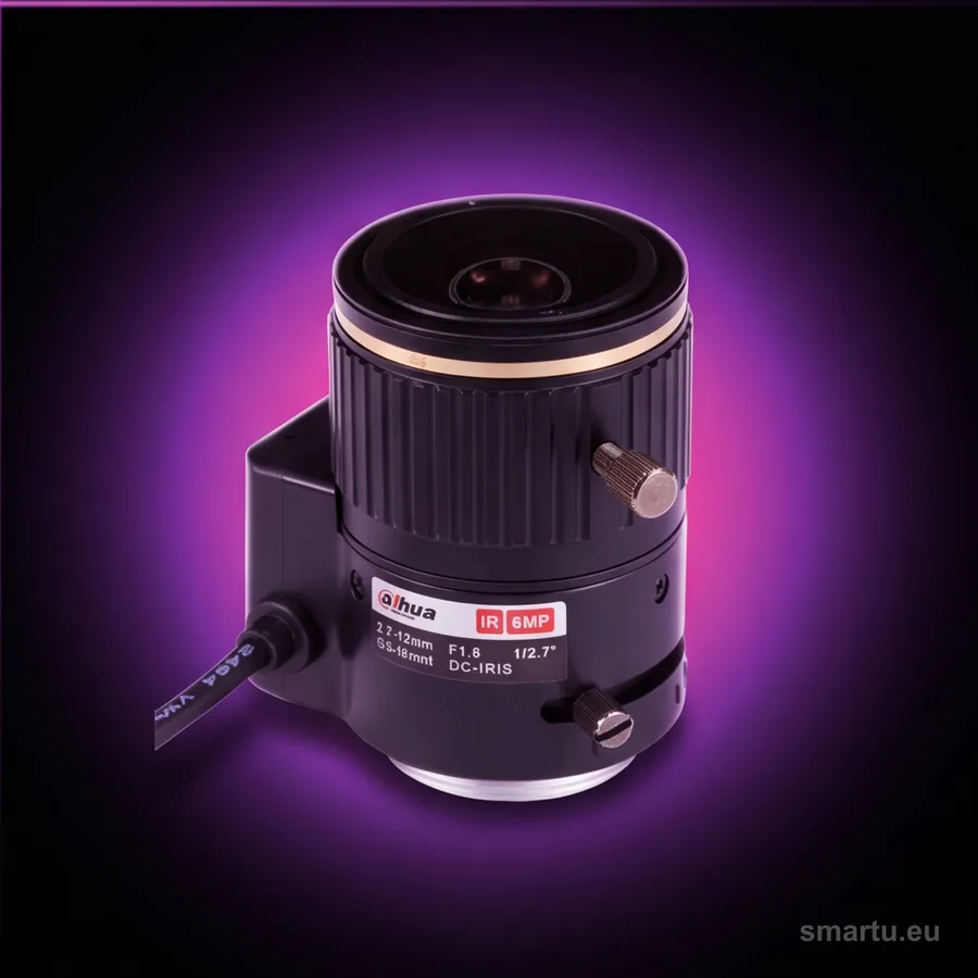 Obiektyw Dahua PFL2712-E6D 2.7-12mm 6MP F1.6 Auto-Iris DC mocowanie CS