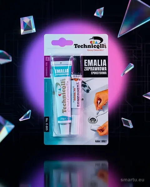 Emalia zaprawkowa epoksydowa 20g+4g Technicqll do naprawy ceramiki i emalii Emalia zaprawkowa epoksydowa 20g+4g Technicqll do naprawy ceramiki i emalii
