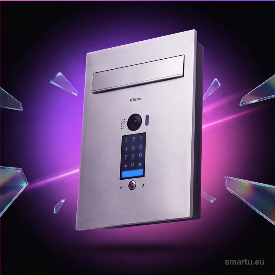 VIDOS S1401D-SKP skrzynka na listy z wideodomofonem - panel stal nierdzewna przy ogrodzeniu VIDOS S1401D-SKP skrzynka na listy z wideodomofonem - panel stal nierdzewna przy ogrodzeniu