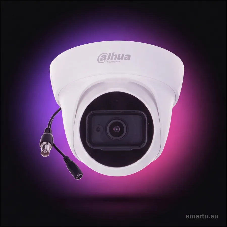 Kamera Dahua HAC-HDW1800TL-A-0280B kopułka 8MP 4K z mikrofonem, IR 30 m, IP67
