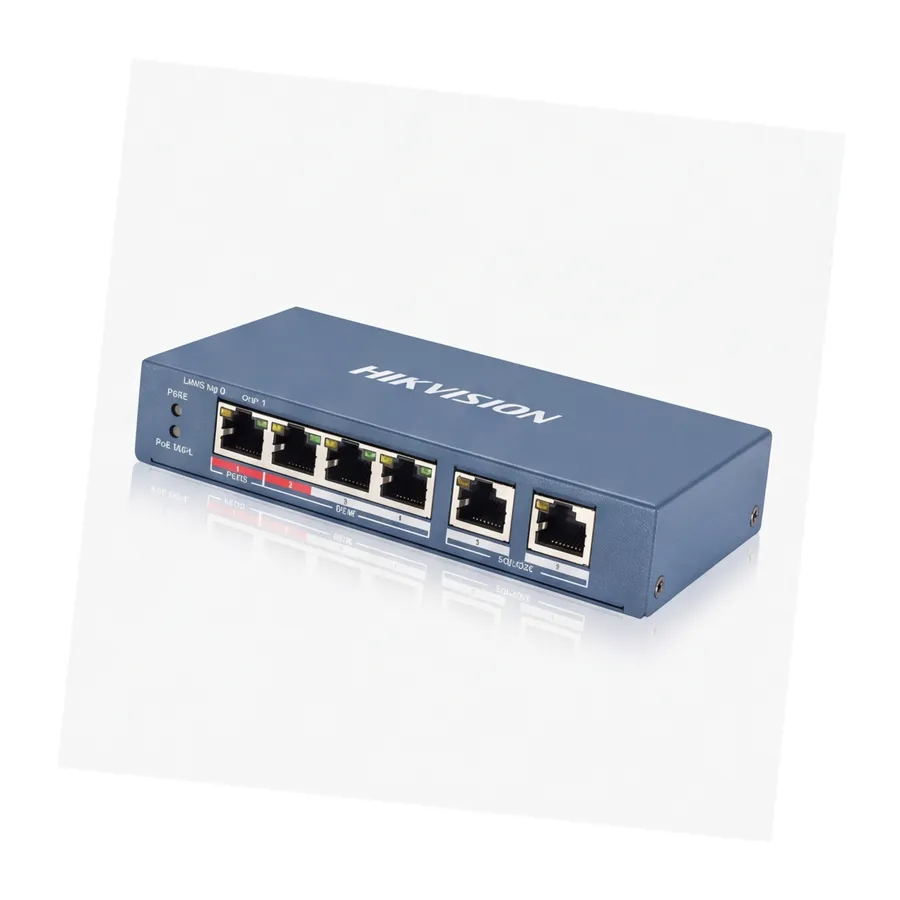 SWITCH PoE DS-3E0106HP-E 6-PORTOWY Hikvision SWITCH PoE DS-3E0106HP-E 6-PORTOWY Hikvision