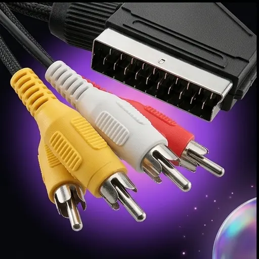 Przyłącze Euro-3 RCA 1,5m do sprzętu RTV, połączenie odbiornika z telewizorem, kabel sygnałowy audio-wideo - galeria 2 | smartu.eu Przyłącze Euro-3 RCA 1,5m do sprzętu RTV, połączenie odbiornika z telewizorem, kabel sygnałowy audio-wideo - galeria 2 | smartu.eu
