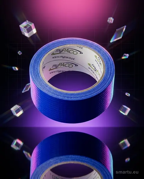 myPACO DUCT BLUE Taśma naprawcza, wodoodporna, niebieska, 48 mm x 25 m, do prac hydraulicznych, klimatyzacji i napraw domowych myPACO DUCT BLUE Taśma naprawcza, wodoodporna, niebieska, 48 mm x 25 m, do prac hydraulicznych, klimatyzacji i napraw domowych