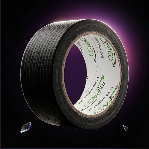 Taśma naprawcza myPACO DUCT BLACK 48/10m – mocna, czarna taśma uniwersalna do szybkich napraw, wytrzymała na rozrywanie - galeria 1 | smartu.eu Taśma naprawcza myPACO DUCT BLACK 48/10m – mocna, czarna taśma uniwersalna do szybkich napraw, wytrzymała na rozrywanie - galeria 1 | smartu.eu