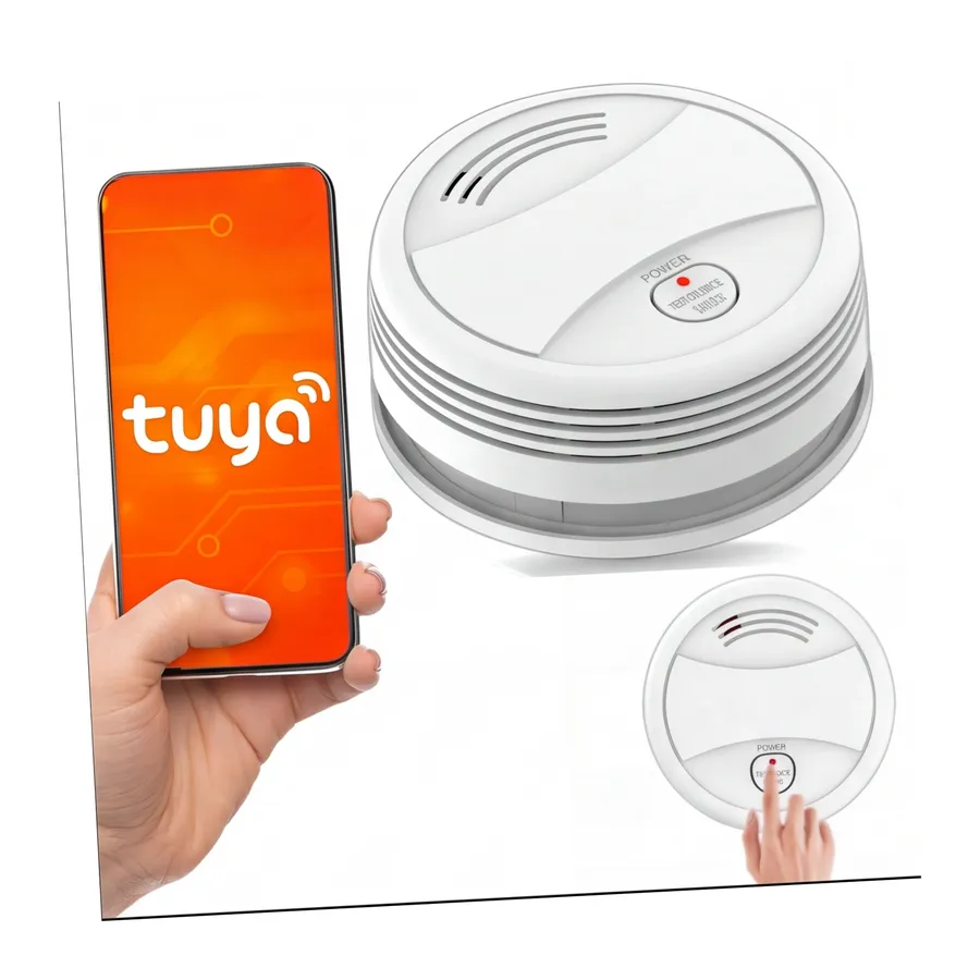 Bezprzewodowy Czujnik detektor DYMU TUYA WIFI Bezprzewodowy Czujnik detektor DYMU TUYA WIFI