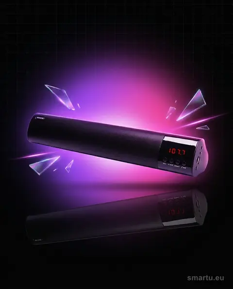 BLOW BT630 soundbar Bluetooth 5.3 głośnik stereo 2x5W FM radio akumulator 2200mAh czarny BLOW BT630 soundbar Bluetooth 5.3 głośnik stereo 2x5W FM radio akumulator 2200mAh czarny