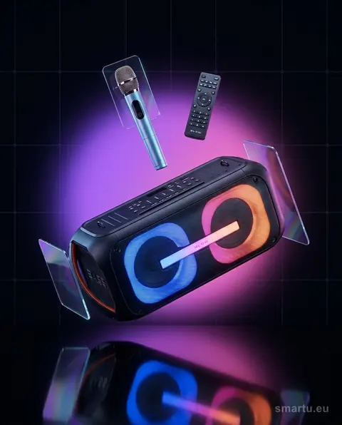 Głośnik Bluetooth BLOW DJBOX 250W karaoke mikrofon pilot TWS stereo akumulator 6000mAh Głośnik Bluetooth BLOW DJBOX 250W karaoke mikrofon pilot TWS stereo akumulator 6000mAh