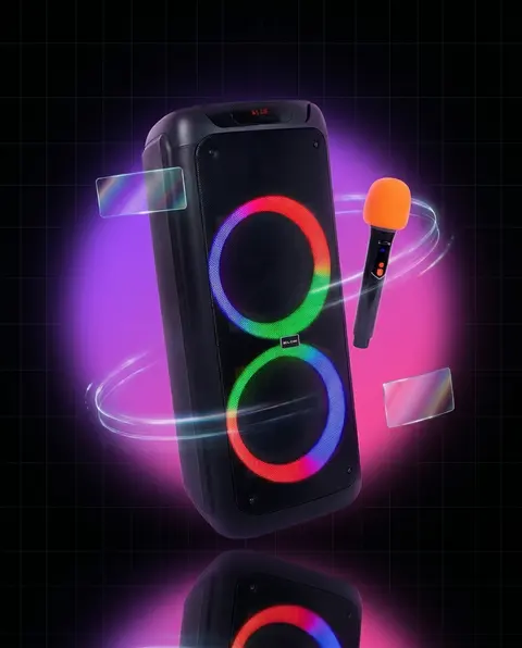 BLOW Infinity 10″ kolumna Bluetooth 300W karaoke TWS LED mikrofon bezprzewodowy USB SD FM BLOW Infinity 10″ kolumna Bluetooth 300W karaoke TWS LED mikrofon bezprzewodowy USB SD FM