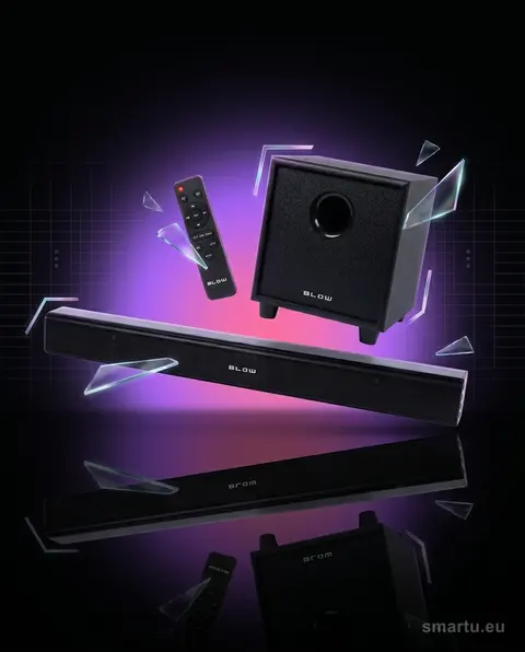 BLOW Cinema 4.1 soundbar z subwooferem 120 W Bluetooth 5.3 HDMI AUX optyczny pilot BLOW Cinema 4.1 soundbar z subwooferem 120 W Bluetooth 5.3 HDMI AUX optyczny pilot