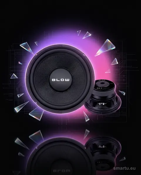 Głośnik niskotonowy BLOW A-300 8Ohm 500W samochodowy woofer Głośnik niskotonowy BLOW A-300 8Ohm 500W samochodowy woofer