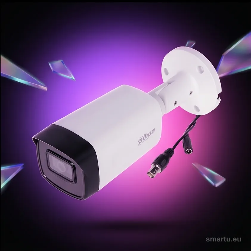 Kamera HDCVI Dahua HAC-HFW1231TM-I8-A 2MP Starlight tubowa 3.6 mm, IR 80 m, mikrofon, IP67 Kamera HDCVI Dahua HAC-HFW1231TM-I8-A 2MP Starlight tubowa 3.6 mm, IR 80 m, mikrofon, IP67