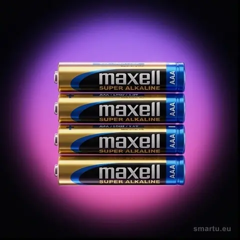 MAXELL SUPER Bateria alkaiczna AAA 1.5V LR3, komplet 4 sztuk w blistrze, do pilotów, zabawek, myszy - zdjęcie główne | smartu.eu MAXELL SUPER Bateria alkaiczna AAA 1.5V LR3, komplet 4 sztuk w blistrze, do pilotów, zabawek, myszy - zdjęcie główne | smartu.eu