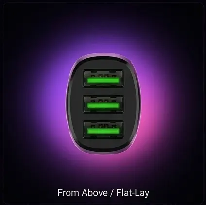 Ładowarka Green Cell PowerRide 54W - wymiary 77x40x30mm, waga 33g, kolor czarny Ładowarka Green Cell PowerRide 54W - wymiary 77x40x30mm, waga 33g, kolor czarny