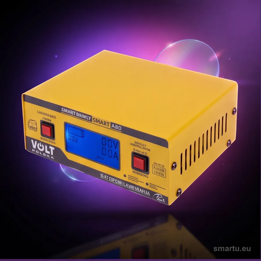 Prostownik Smart Volt Polska 6V/12V/24V 15A A80 Prostownik Smart Volt Polska 6V/12V/24V 15A A80