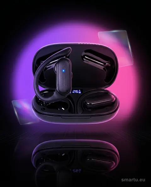 Słuchawki bezprzewodowe BLOW BTE800 BLACK, True Wireless, 10h bateria, etui ładujące Słuchawki bezprzewodowe BLOW BTE800 BLACK, True Wireless, 10h bateria, etui ładujące