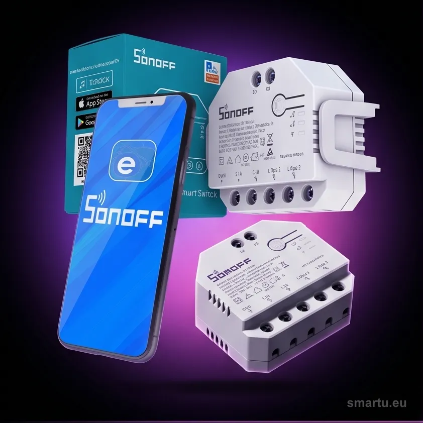 SONOFF sterownik 2-kanałowy roletowy 10A WiFi DUAL R3, ujęcie 1
