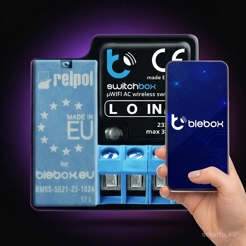 Moduł przekaźnikowy switchbox v3 Blebox, ujęcie 1