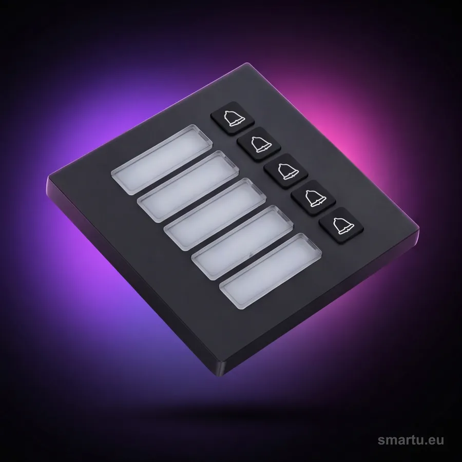Modułowa stacja bramowa Dahua z modułem 5 przycisków VTO4202FB-MB5 przy wejściu Modułowa stacja bramowa Dahua z modułem 5 przycisków VTO4202FB-MB5 przy wejściu