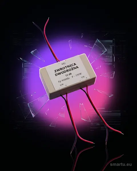 Zwrotnica głośnikowa dwudrożna 150W w obudowie 4100 Hz 12 dB Zwrotnica głośnikowa dwudrożna 150W w obudowie 4100 Hz 12 dB