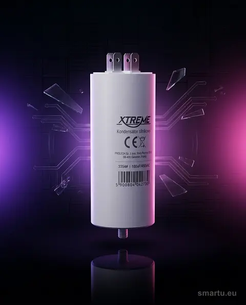 Kondensator silnikowy 100µF 450V AC konektorowy do silników indukcyjnych Kondensator silnikowy 100µF 450V AC konektorowy do silników indukcyjnych