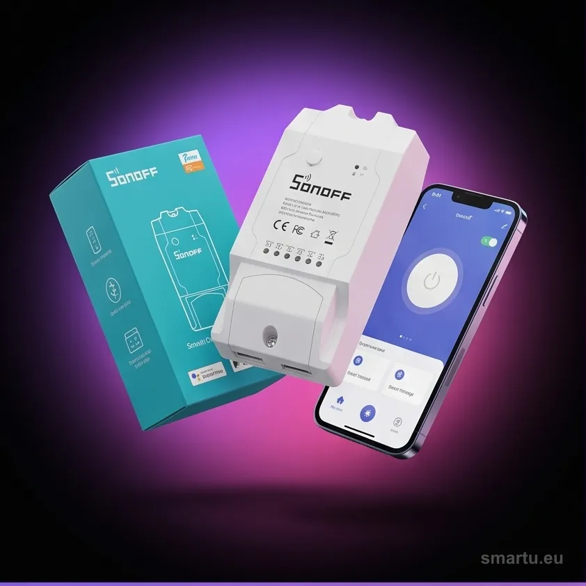 Inteligentny przełącznik Sonoff Dual R3 Lite 2-kanałowy roletowy 10A WiFi, ujęcie 1