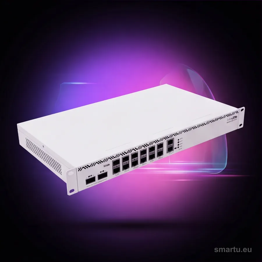 MikroTik CCR2216-1G-12XS-2XQ router cloud core 16-rdzeniowy 12x25G SFP28 2x100G QSFP28 MikroTik CCR2216-1G-12XS-2XQ router cloud core 16-rdzeniowy 12x25G SFP28 2x100G QSFP28