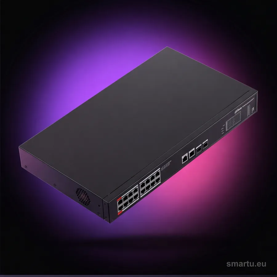 Dahua PFS3220-16GT-240-V2 switch PoE 16 portów Gigabit 240W 2xSFP niezarządzalny do kamer IP Dahua PFS3220-16GT-240-V2 switch PoE 16 portów Gigabit 240W 2xSFP niezarządzalny do kamer IP