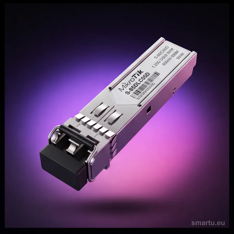 MODUŁ SFP MIKROTIK S-85DLC05D 1.25G MM 550m 850nm MODUŁ SFP MIKROTIK S-85DLC05D 1.25G MM 550m 850nm