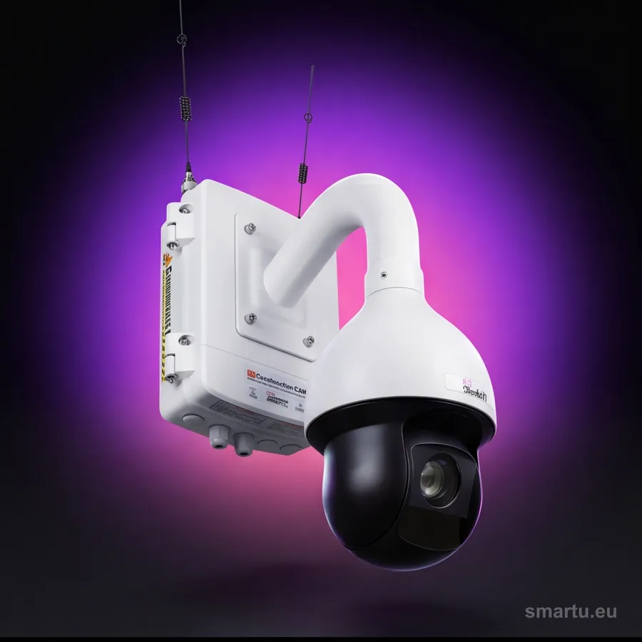 CAMSAT iConstruction-CAM x25 kamera PTZ 4G budowlana 2Mpix zoom x25 100m IR