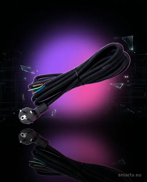 Przyłącze S-3 5m 3×1,5mm² gumowe do elektronarzędzi wtyczka Schuko Przyłącze S-3 5m 3×1,5mm² gumowe do elektronarzędzi wtyczka Schuko