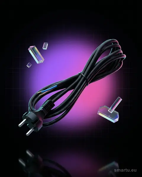Przyłącze S-8 3m 2×1 gumowe do elektronarzędzi wtyczka prosta - zdjęcie główne | smartu.eu Przyłącze S-8 3m 2×1 gumowe do elektronarzędzi wtyczka prosta - zdjęcie główne | smartu.eu
