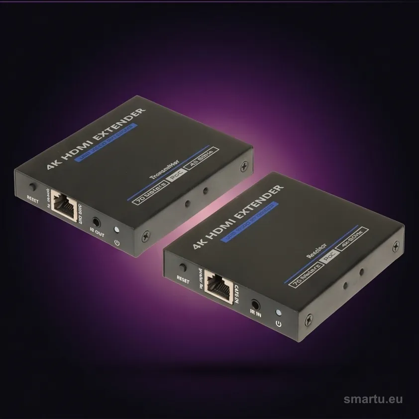 Extender HDMI 4K do 70 m po skrętce Cat6 z dwukierunkowym IR, HDMI-EX-70IR-4KV2 Extender HDMI 4K do 70 m po skrętce Cat6 z dwukierunkowym IR, HDMI-EX-70IR-4KV2