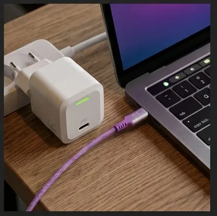 Ładowarka Green Cell PowerGaN CHARGC06W ładuje jednocześnie Samsung Galaxy S24 przez USB-C PD Ładowarka Green Cell PowerGaN CHARGC06W ładuje jednocześnie Samsung Galaxy S24 przez USB-C PD