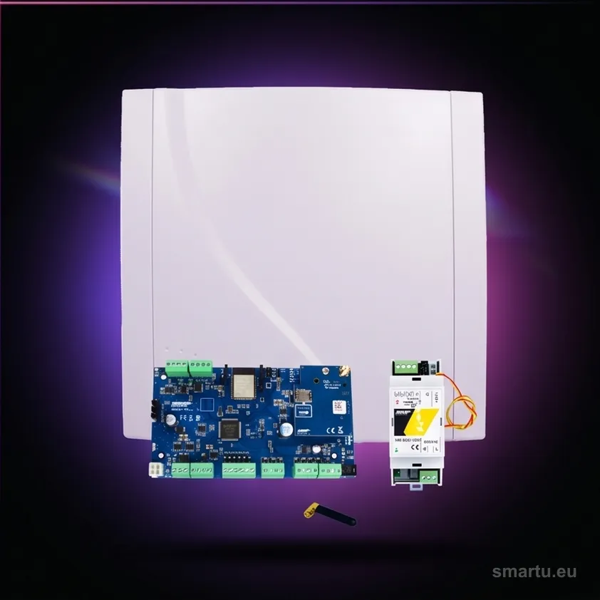 Ropam NeoLTE-IP-SET zestaw alarmowy LTE WiFi Ethernet 8 wejść centrala zasilacz obudowa