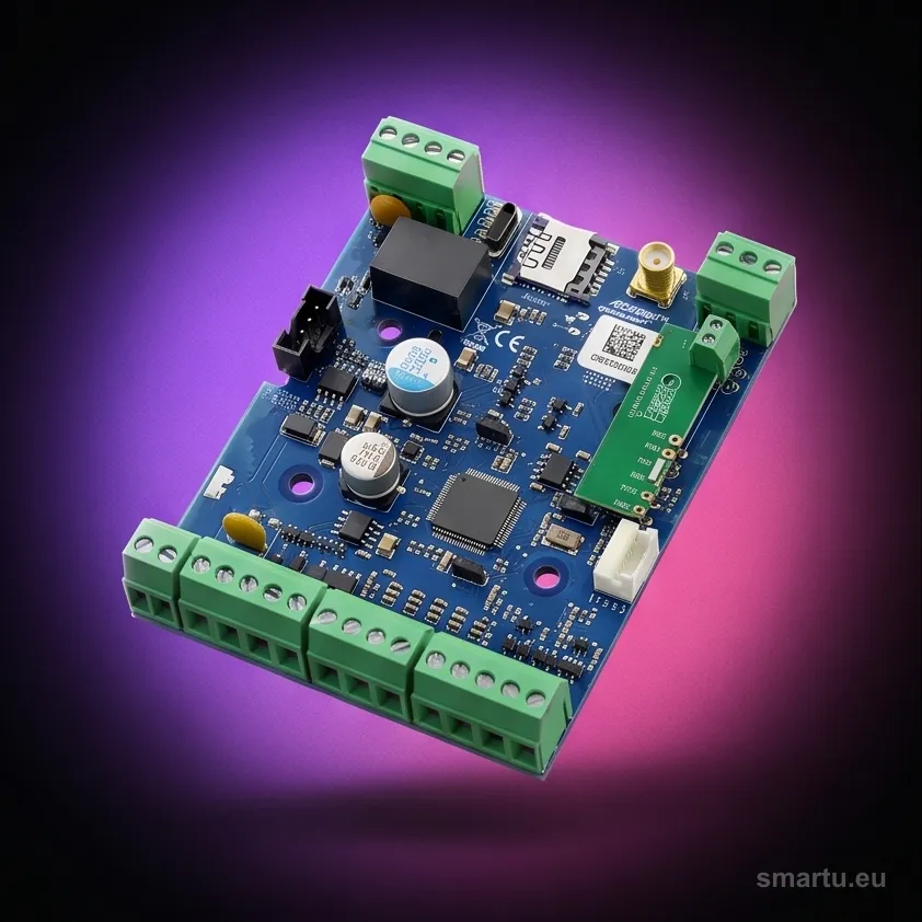 Ropam MultiLTE-RF moduł LTE alarmowy widok frontu złącza Ropam MultiLTE-RF moduł LTE alarmowy widok frontu złącza