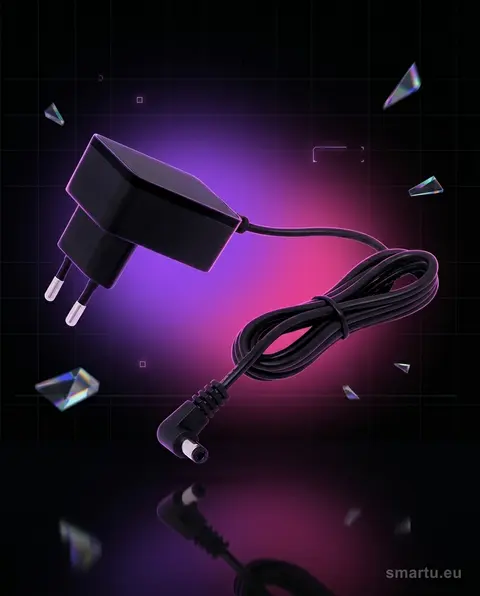 Zasilacz impulsowy 9V 1000mA wtyczkowy 2,1/5,5 mini kabel 1,2m - zdjęcie główne | smartu.eu Zasilacz impulsowy 9V 1000mA wtyczkowy 2,1/5,5 mini kabel 1,2m - zdjęcie główne | smartu.eu