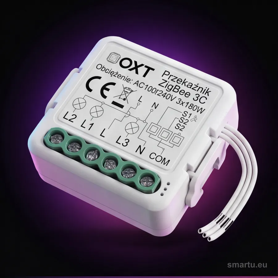 Moduł OXT mini przekaźnik 3 obwody ZigBee TUYA T263 Moduł OXT mini przekaźnik 3 obwody ZigBee TUYA T263