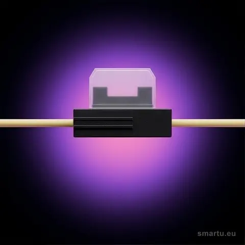 Gniazdo bezpiecznika samochodowego nożowego z kablem 0,75 mm², łączone, żółte, do instalacji elektrycznych pojazdów Gniazdo bezpiecznika samochodowego nożowego z kablem 0,75 mm², łączone, żółte, do instalacji elektrycznych pojazdów