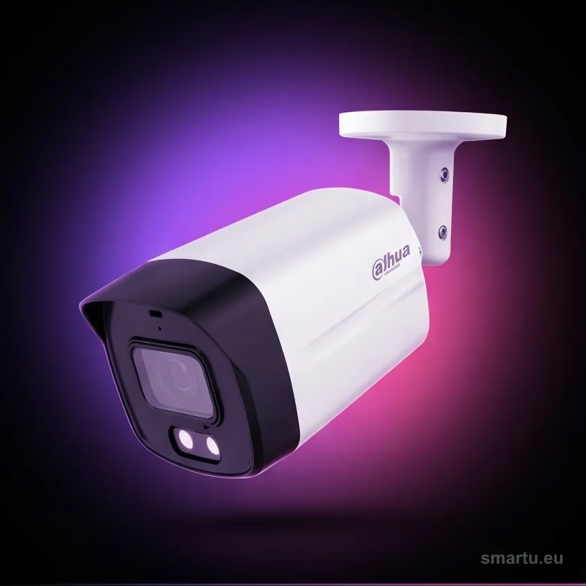 Dahua HAC-HFW1809TLM-A-LED-0360B kamera HDCVI 4K 8MP Full-color tubowa LED 40m mikrofon IP67