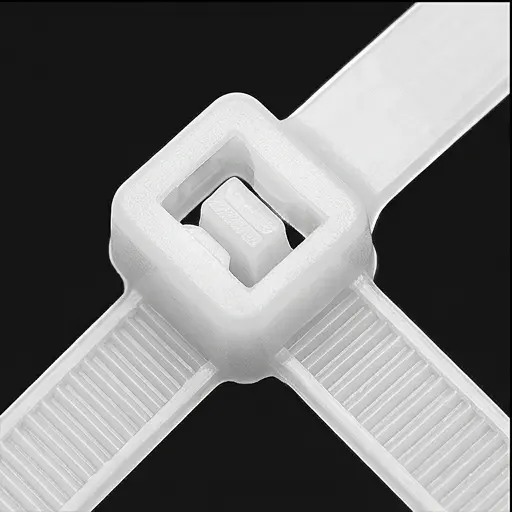 Opaska zaciskowa Prolech 3,2x150mm biała, nylonowa, 100 sztuk – do kabli, przewodów, instalacji - galeria 2 | smartu.eu Opaska zaciskowa Prolech 3,2x150mm biała, nylonowa, 100 sztuk – do kabli, przewodów, instalacji - galeria 2 | smartu.eu