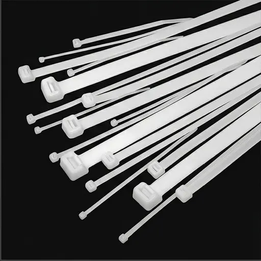 Opaska zaciskowa Prolech 2,9x300mm biała 100 sztuk – Nylon 66, do kabli i przewodów, odporna na oleje - galeria 1 | smartu.eu Opaska zaciskowa Prolech 2,9x300mm biała 100 sztuk – Nylon 66, do kabli i przewodów, odporna na oleje - galeria 1 | smartu.eu