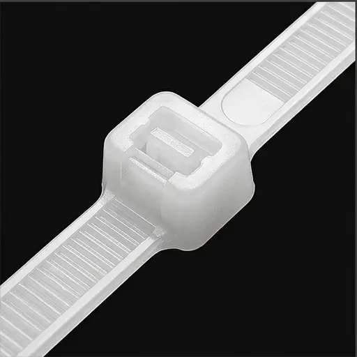Opaska zaciskowa Prolech 2,9x300mm biała 100 sztuk – Nylon 66, do kabli i przewodów, odporna na oleje - galeria 2 | smartu.eu Opaska zaciskowa Prolech 2,9x300mm biała 100 sztuk – Nylon 66, do kabli i przewodów, odporna na oleje - galeria 2 | smartu.eu