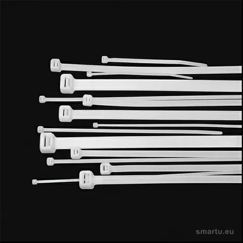 Opaska zaciskowa Prolech 3,5x150mm biała, nylonowa, 100 sztuk, do kabli, przewodów, instalacji Opaska zaciskowa Prolech 3,5x150mm biała, nylonowa, 100 sztuk, do kabli, przewodów, instalacji