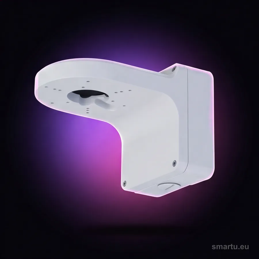 Uchwyt ścienny Dahua PFB206W z puszką, aluminium, do kamer kopułowych HDW