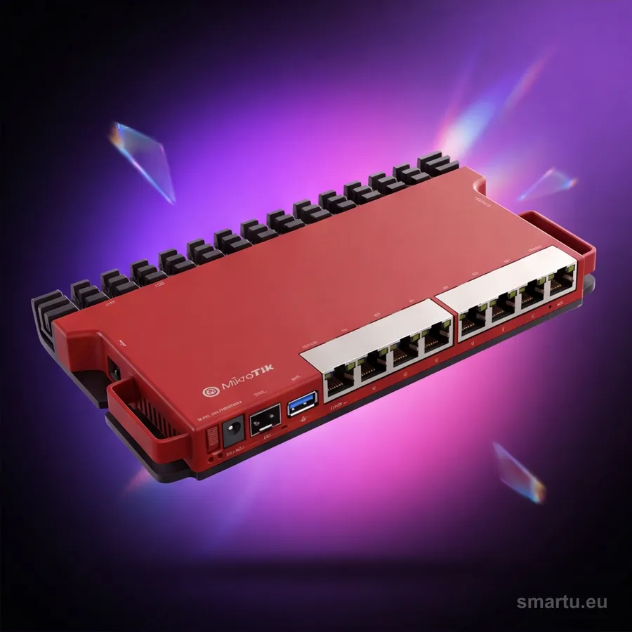 MikroTik L009UiGS-RM router 8x Gigabit, 1x SFP 2.5G, PoE, USB 3.0, RouterOS L5, rack 1U MikroTik L009UiGS-RM router 8x Gigabit, 1x SFP 2.5G, PoE, USB 3.0, RouterOS L5, rack 1U