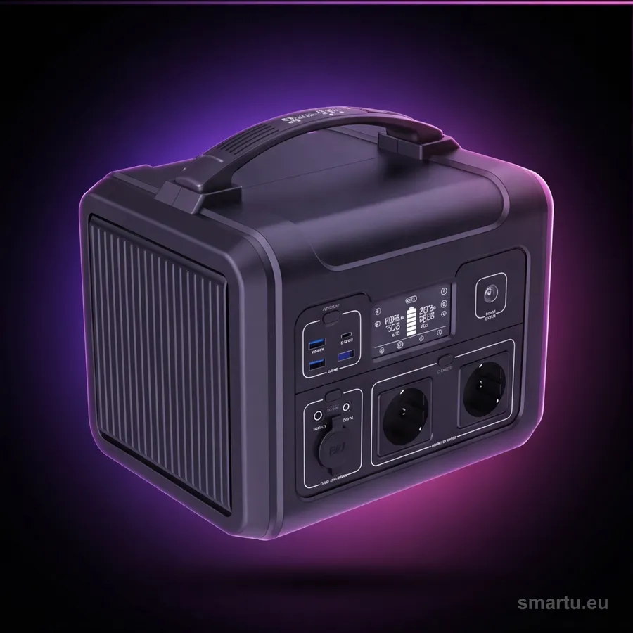 EZVIZ PS600 przenośna stacja zasilania 600W 607Wh akumulator litowy camping awaryjne — ujęcie 1