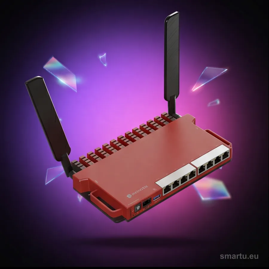 Router MikroTik L009UiGS-2HaxD-IN, 8x Gigabit, SFP 2.5G, WiFi 6, PoE, RouterOS v7 Router MikroTik L009UiGS-2HaxD-IN, 8x Gigabit, SFP 2.5G, WiFi 6, PoE, RouterOS v7