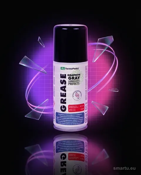 AG TermoPasty Smar Grafitowy 100ml w sprayu, do resorów, przekładni, śrub i łańcuchów, ochrona antykorozyjna i smarowanie AG TermoPasty Smar Grafitowy 100ml w sprayu, do resorów, przekładni, śrub i łańcuchów, ochrona antykorozyjna i smarowanie
