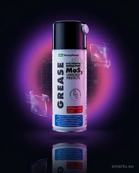 Smar z Dwusiarczkiem Molibdenu 400ml AG spray do smarowania części metalowych Smar z Dwusiarczkiem Molibdenu 400ml AG spray do smarowania części metalowych